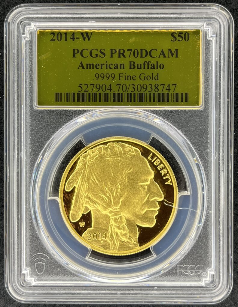 2014 W $50 American Gold Buffalo PCGS PR70DCAM